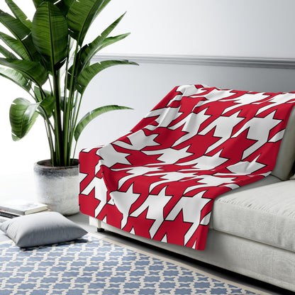 Greenland Retro Houndstooth Blanket Throw
