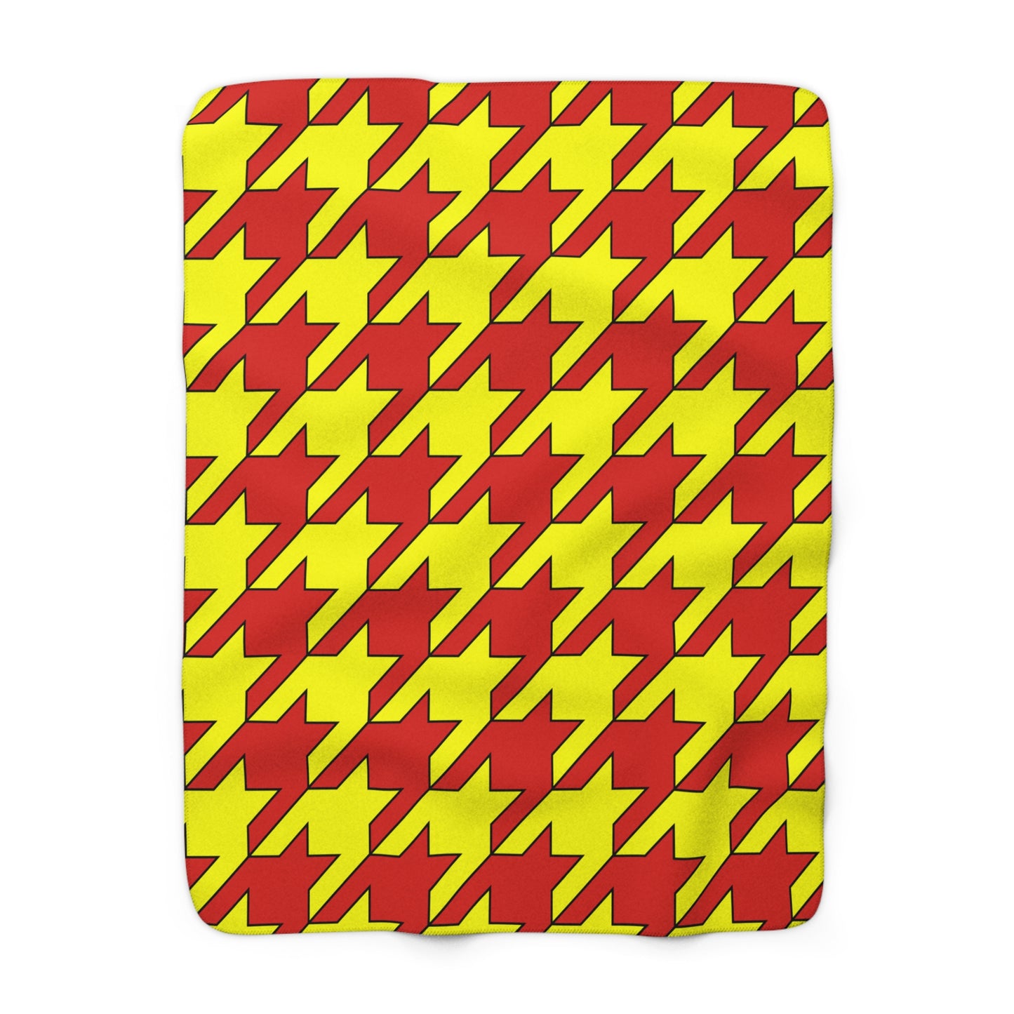 Vietnam Retro Houndstooth Blanket Throw