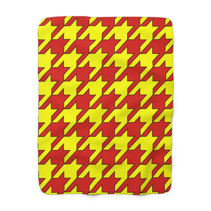 Vietnam Retro Houndstooth Blanket Throw