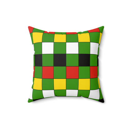 Guyana Retro Check Cushion Pillow