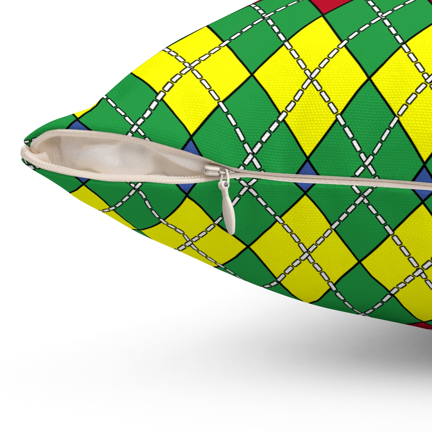 Comoros Retro Argyle Cushion Pillow