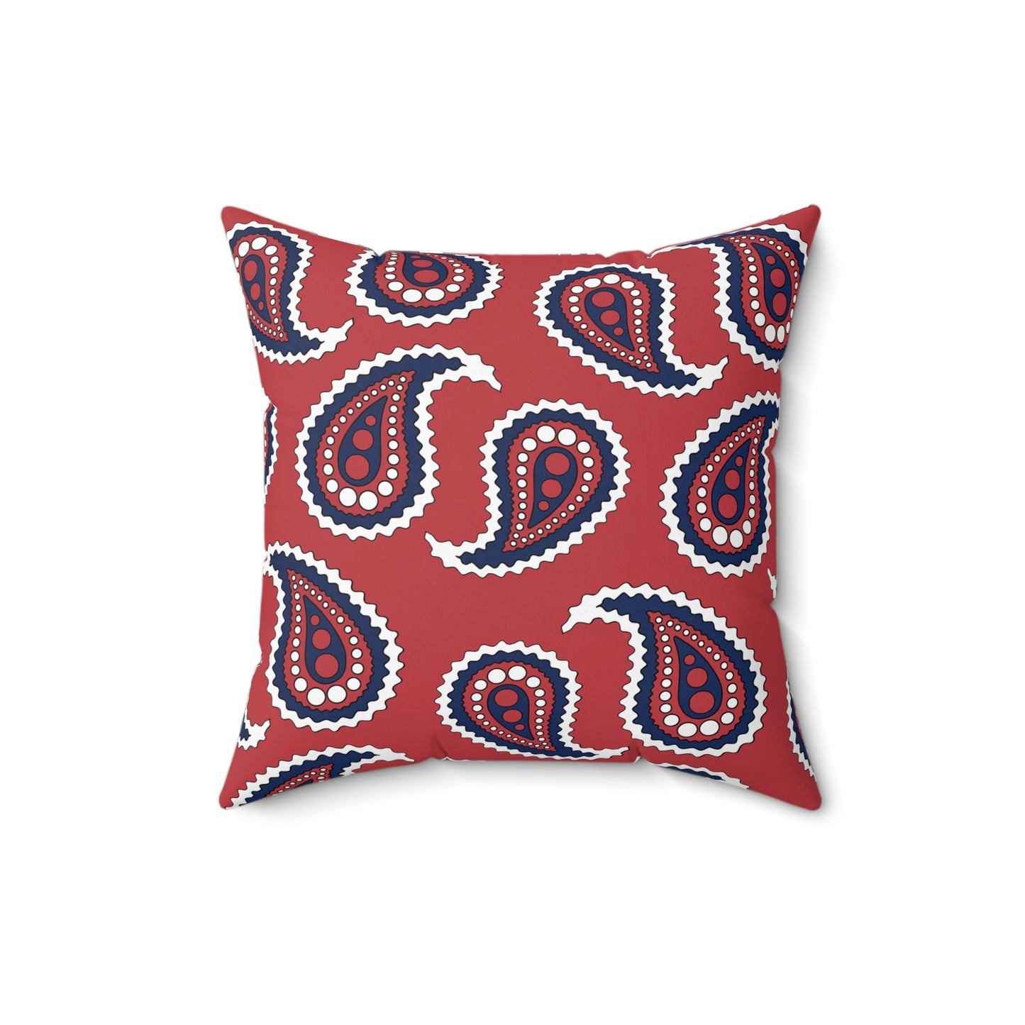 United States of America (USA) Retro Paisley Cushion Pillow