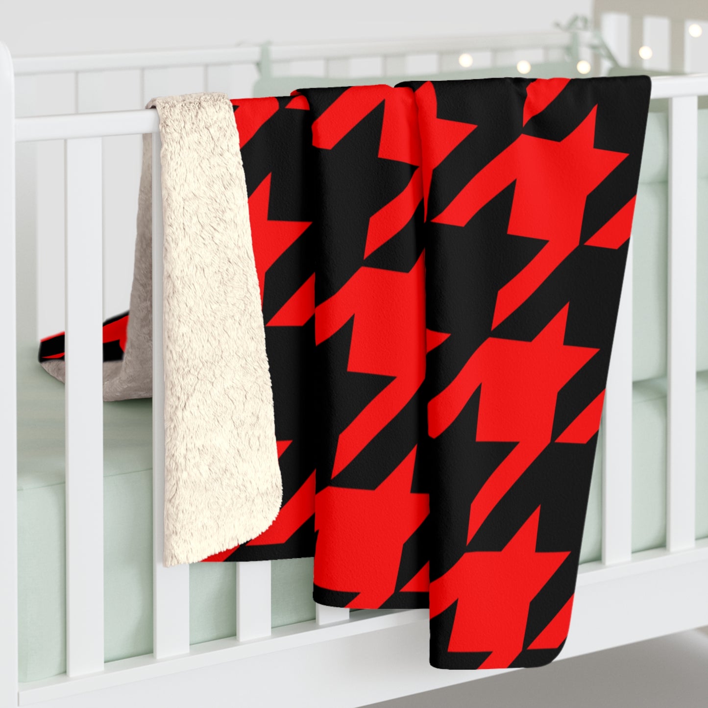 Albania Retro Houndstooth Blanket Throw