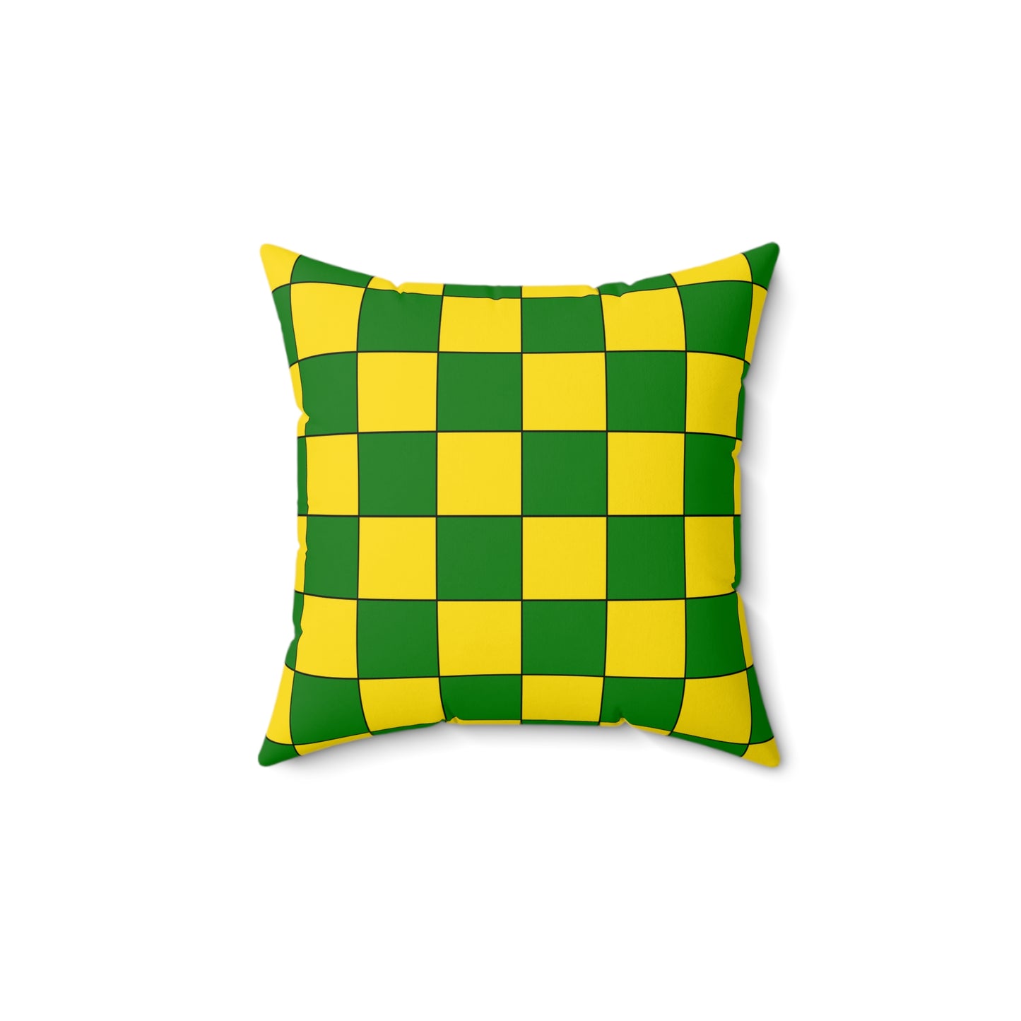 Cocos Islands Retro Check Cushion Pillow