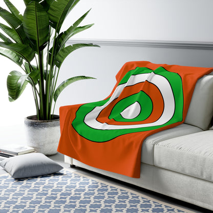 Niger Retro Target Blanket Throw