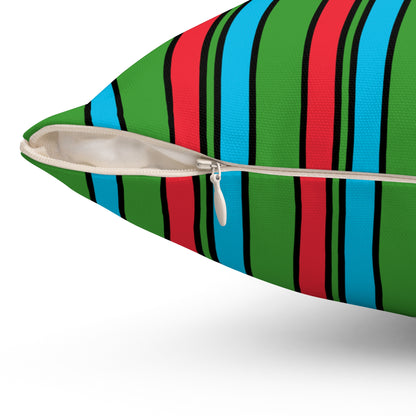 Azerbaijan Retro Stripes Cushion Pillow