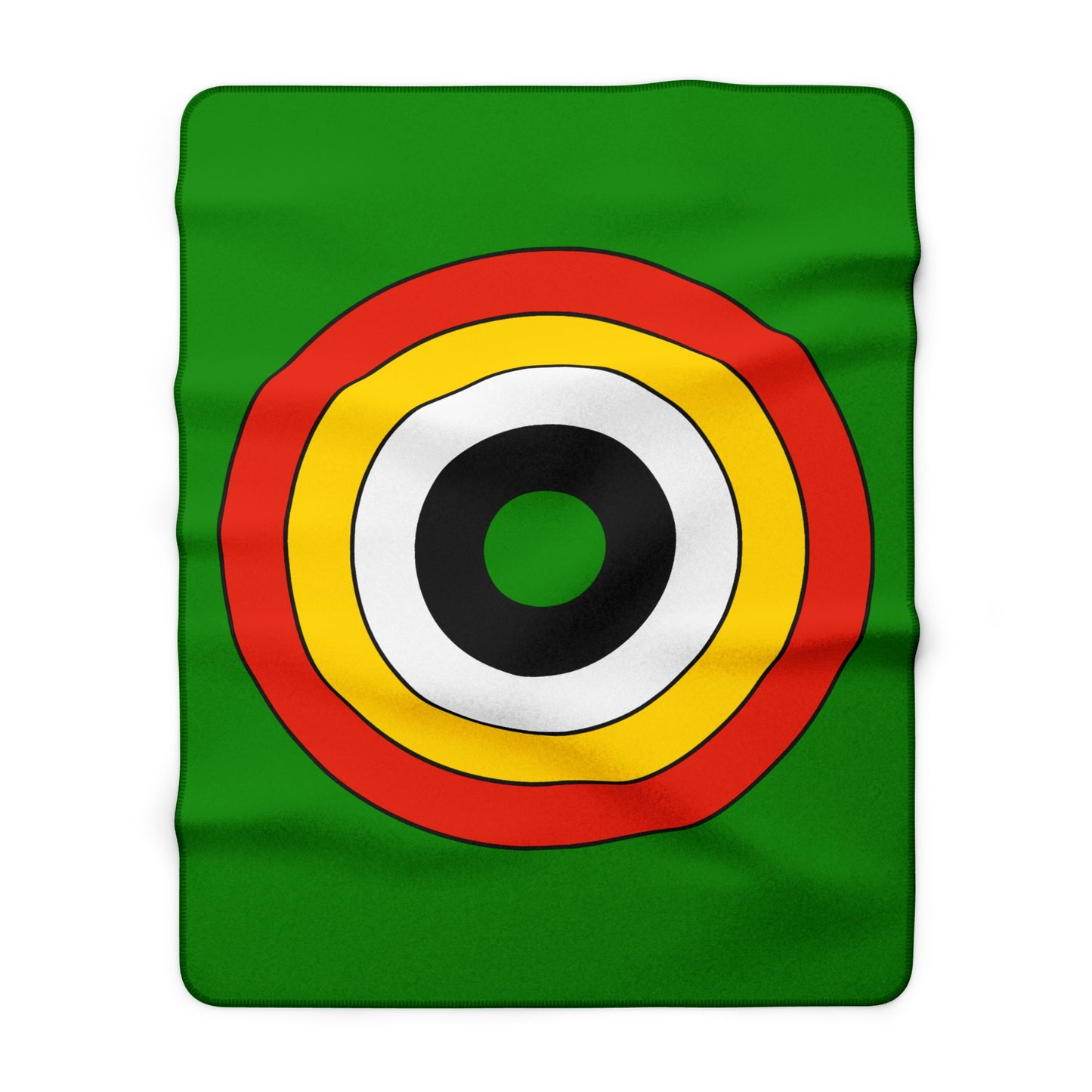 Dominica Retro Target Blanket Throw