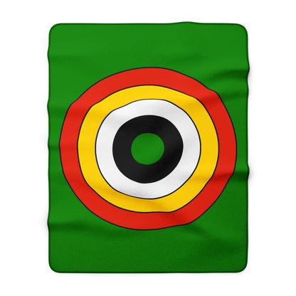 Dominica Retro Target Blanket Throw