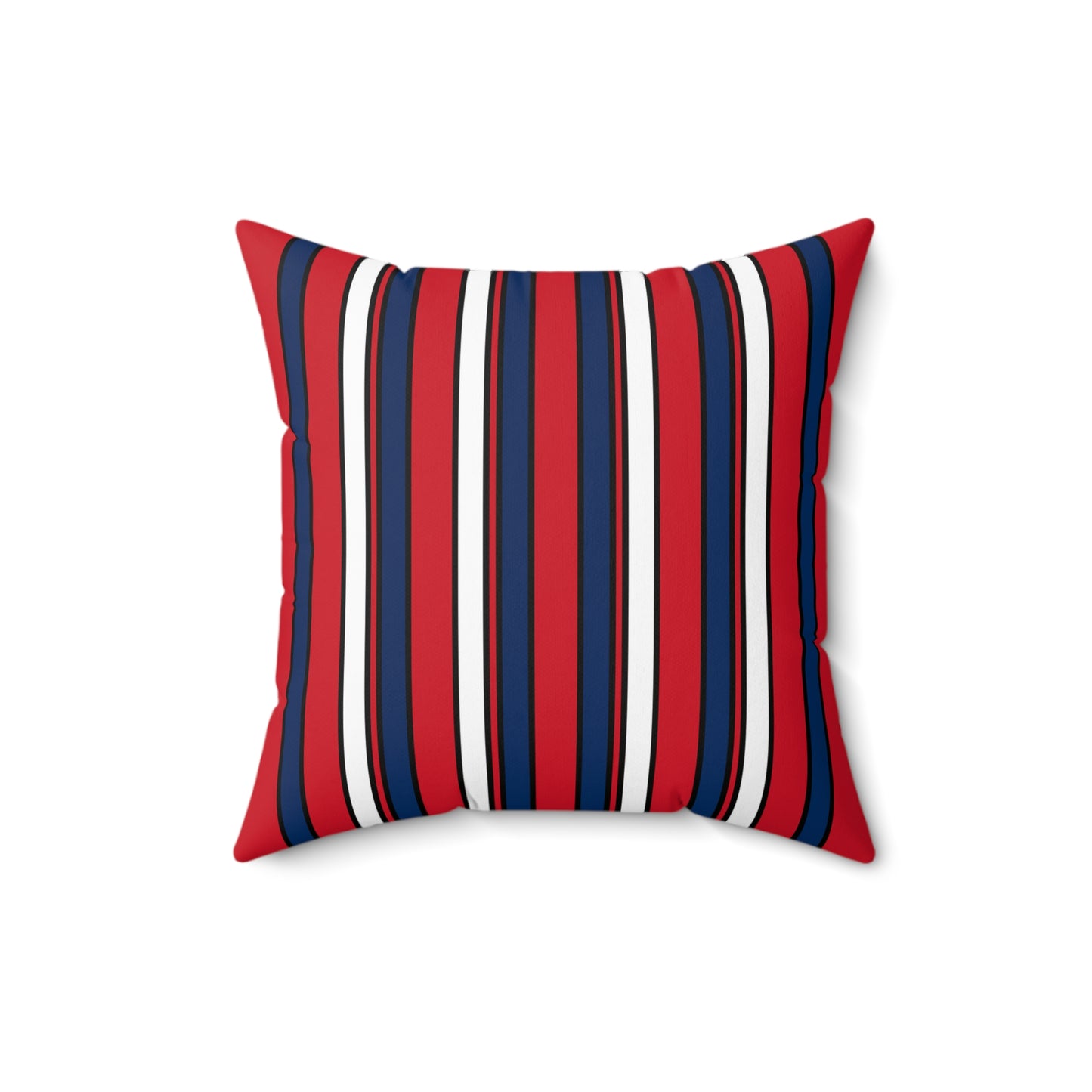 Dominican Republic Retro Stripes Cushion Pillow