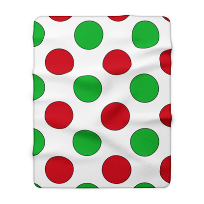 Burundi Retro Polka Dots Blanket Throw