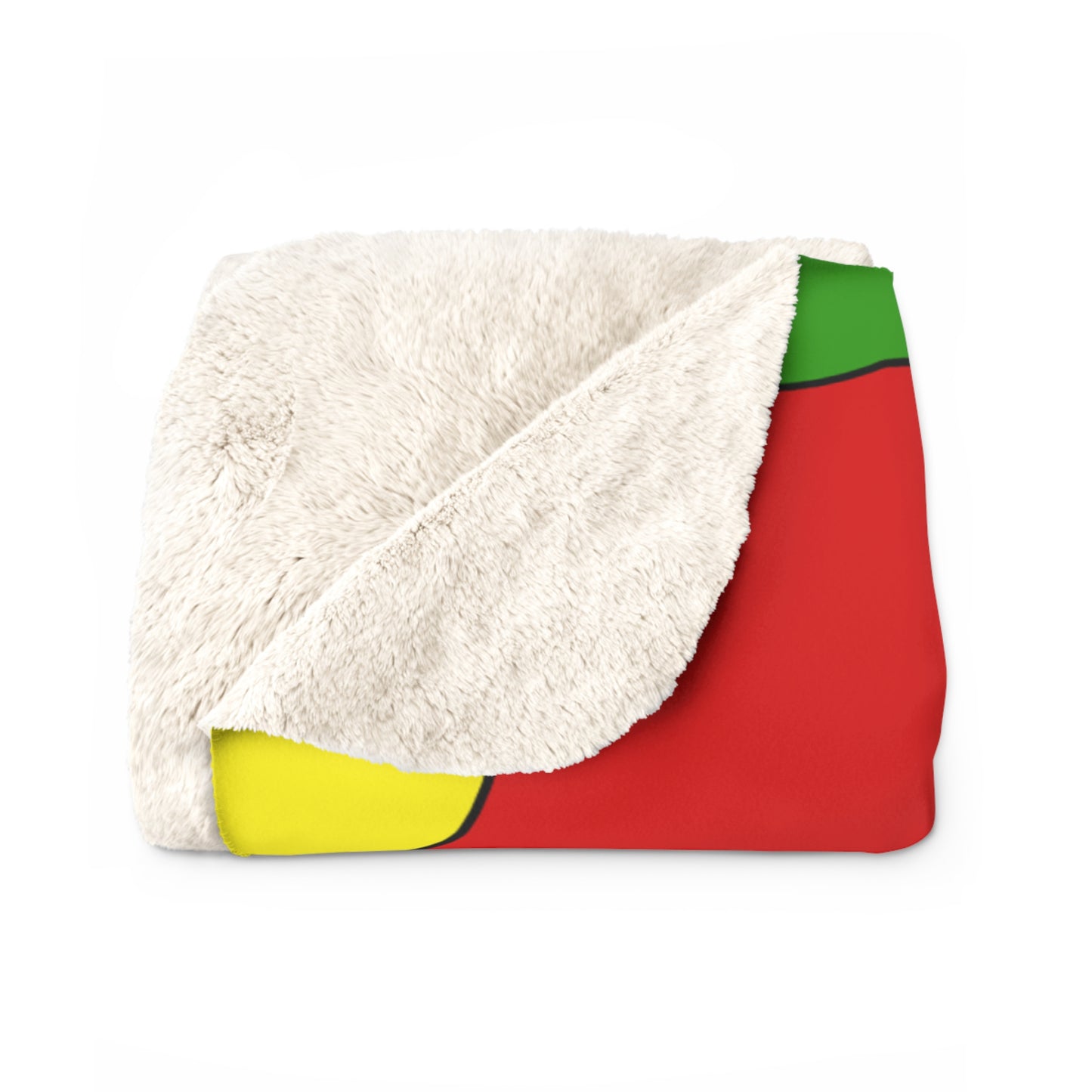 Burkina Faso Retro Polka Dots Blanket Throw