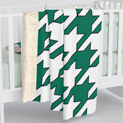 Macao Retro Houndstooth Blanket Throw