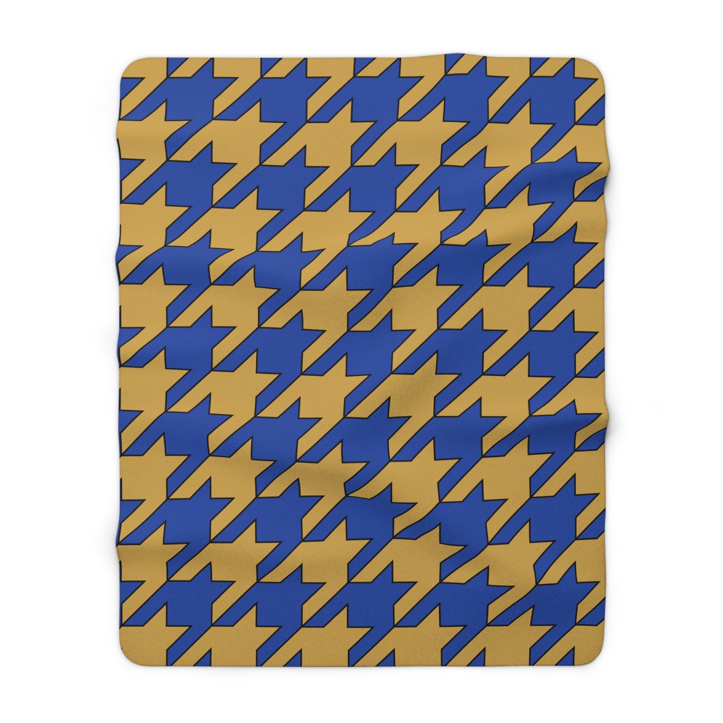 Kosovo Retro Houndstooth Blanket Throw