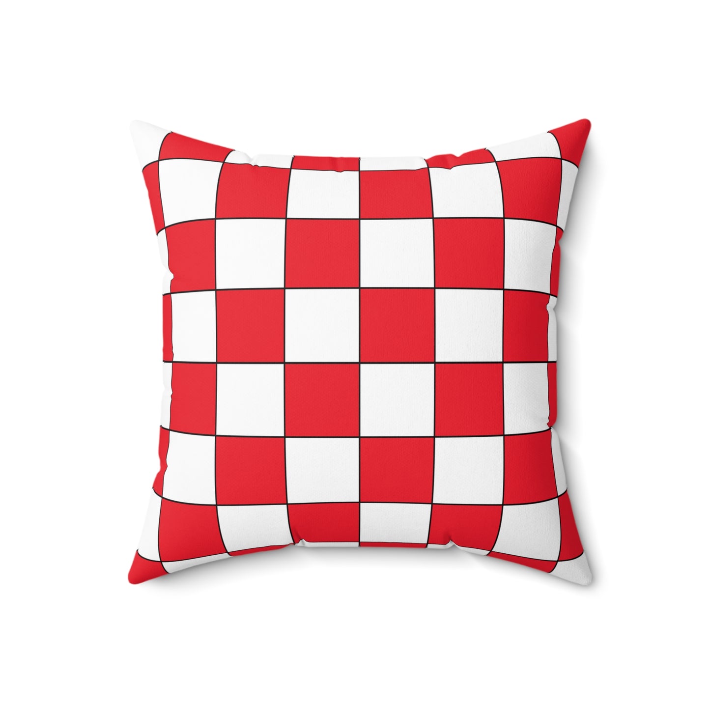Hong Kong Retro Check Cushion Pillow