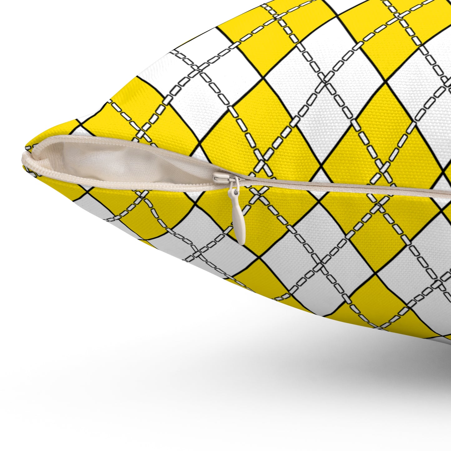 Vatican City Retro Argyle Cushion Pillow