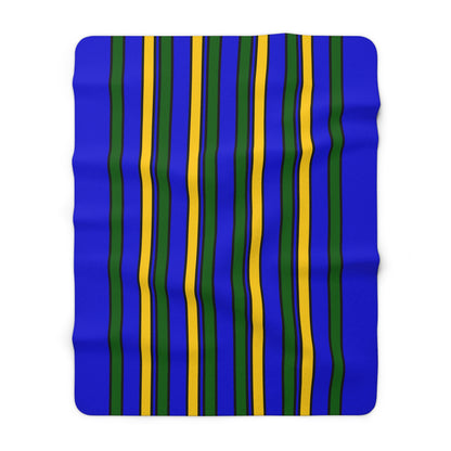 Solomon Islands Retro Stripes Blanket Throw