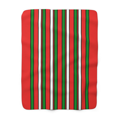 Oman Retro Stripes Blanket Throw