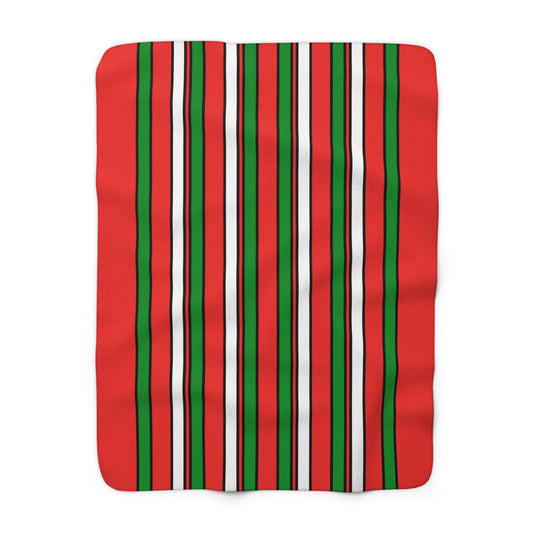 Oman Retro Stripes Blanket Throw