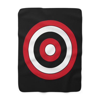 Egypt Retro Target Blanket Throw