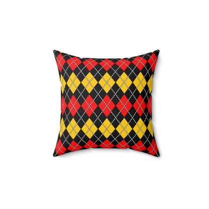 Papua New Guinea Retro Argyle Cushion Pillow