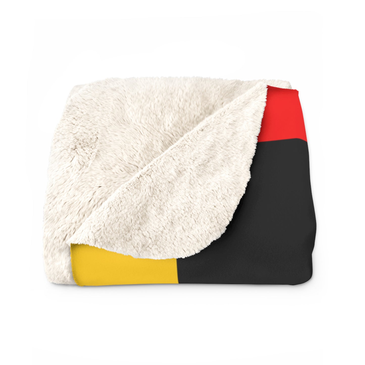 Papua New Guinea Retro Check Blanket Throw