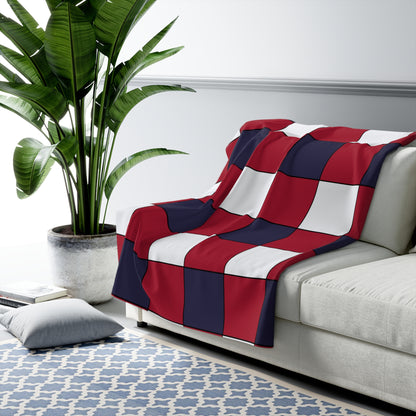 Thailand Retro Check Blanket Throw