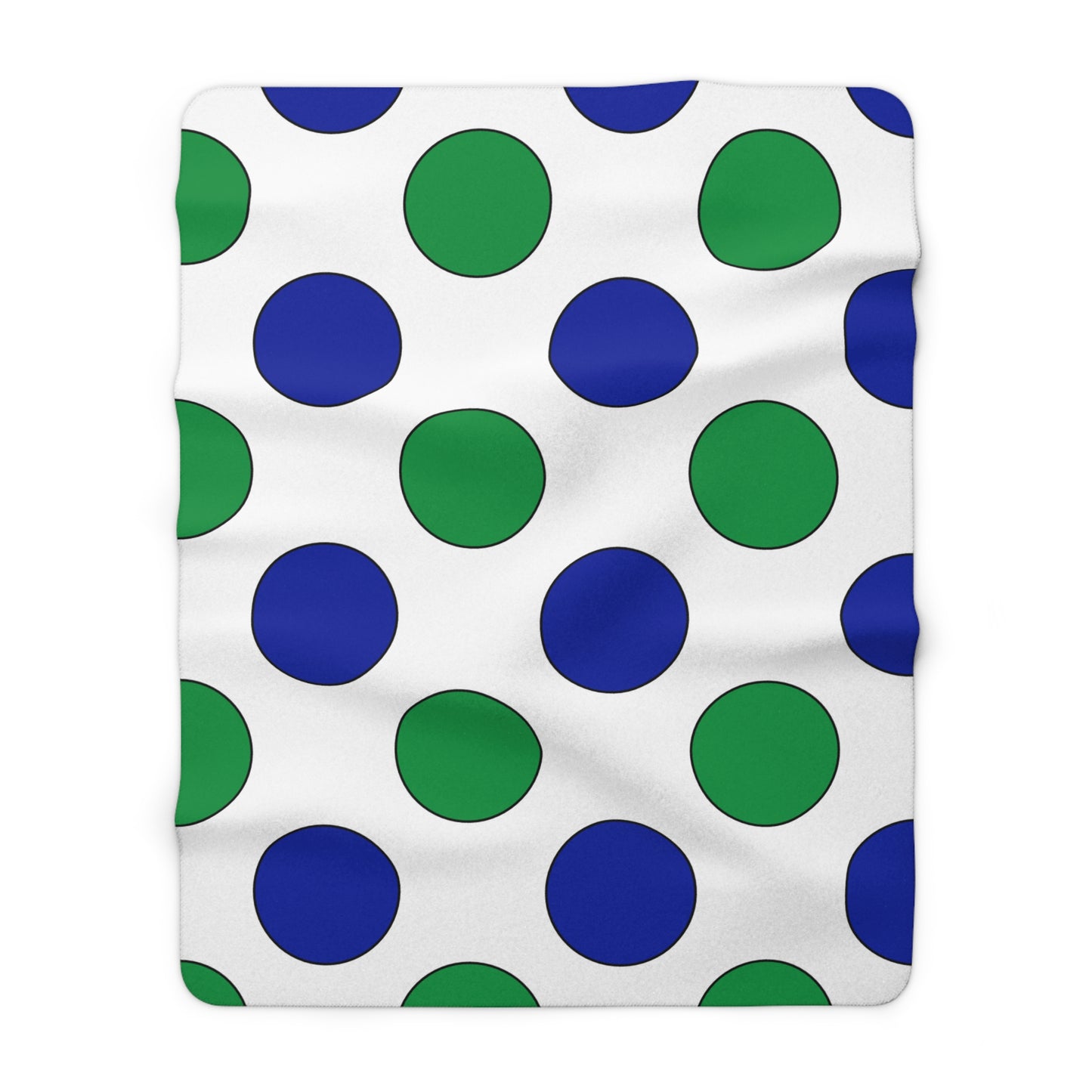 Lesotho Retro Polka Dots Blanket Throw