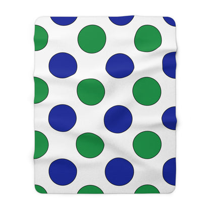 Lesotho Retro Polka Dots Blanket Throw