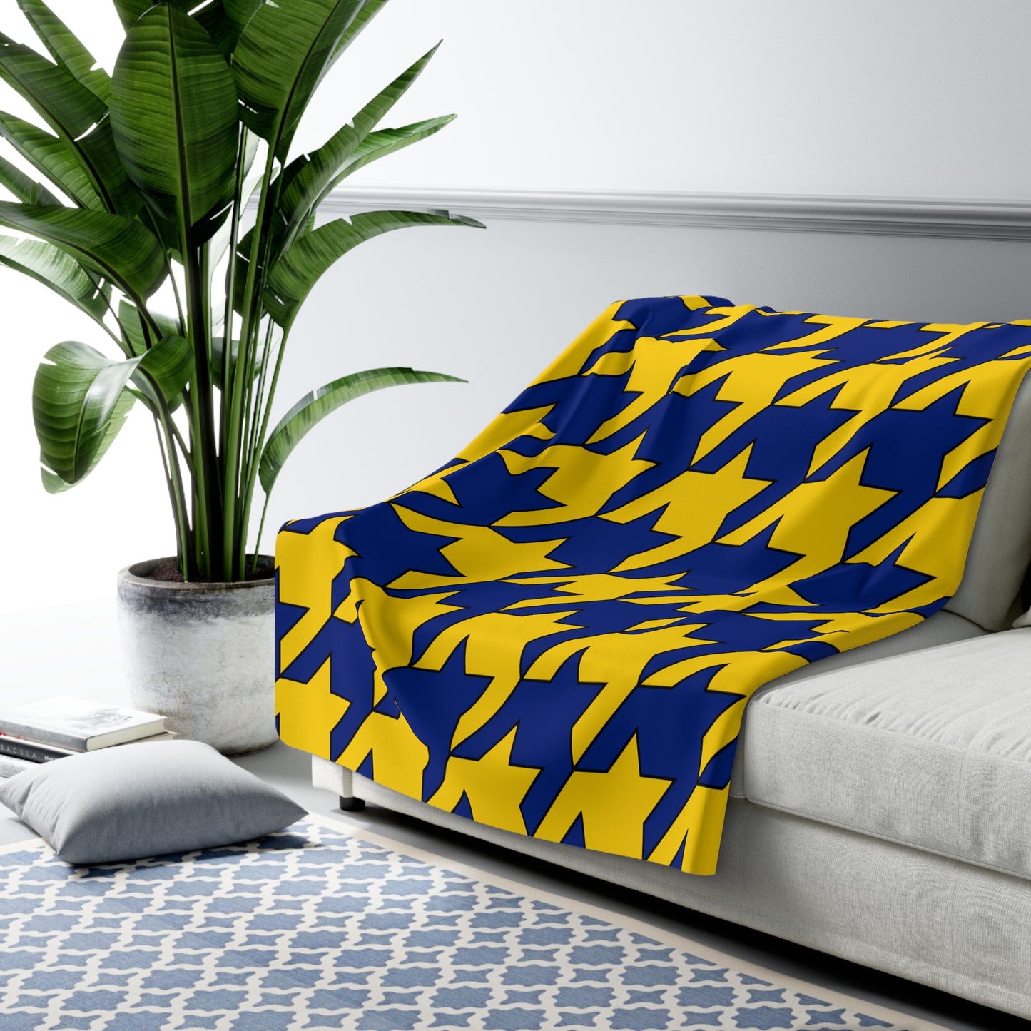 Tokelau Retro Houndstooth Blanket Throw
