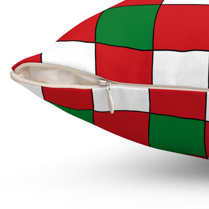 Belarus Retro Check Cushion Pillow