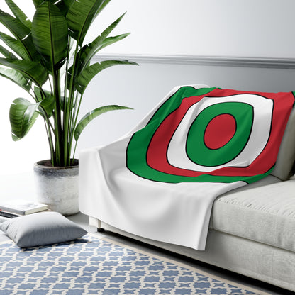Italy Retro Target Blanket Throw