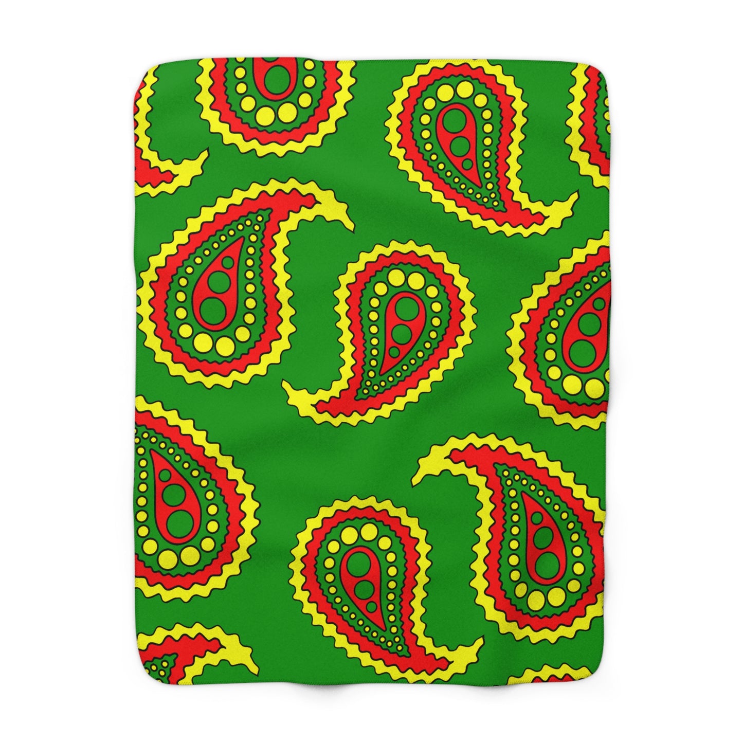 Guinea Retro Paisley Blanket Throw