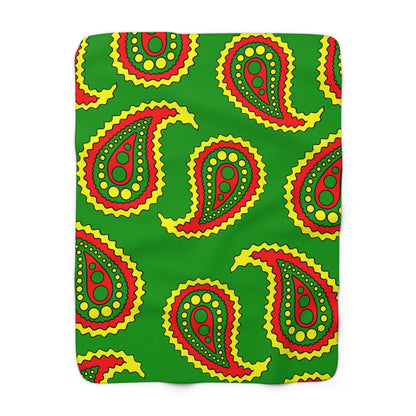 Guinea Retro Paisley Blanket Throw