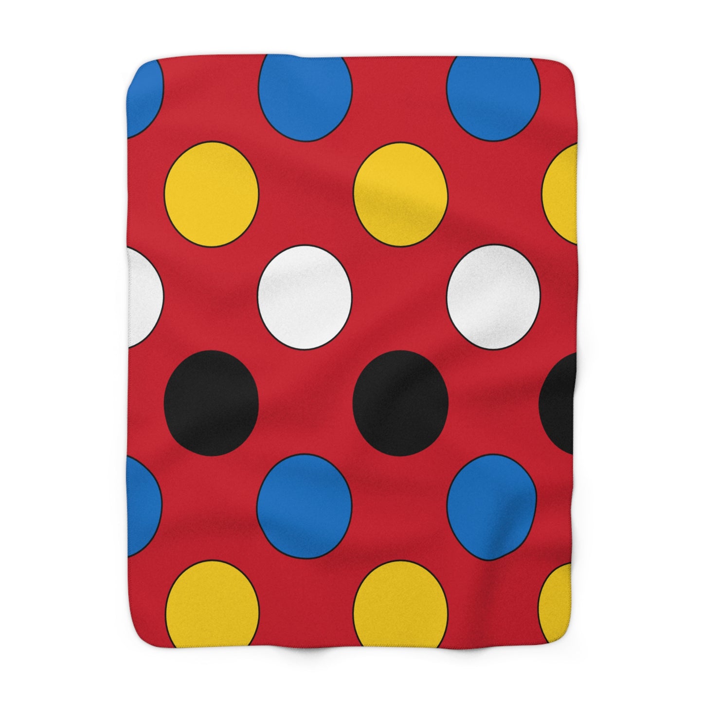 Antigua And Barbuda Retro Polka Dots Blanket Throw
