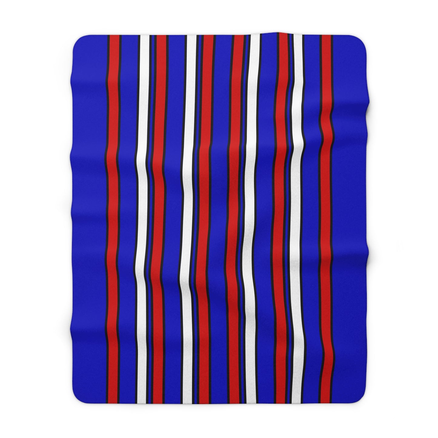 Slovenia Retro Stripes Blanket Throw