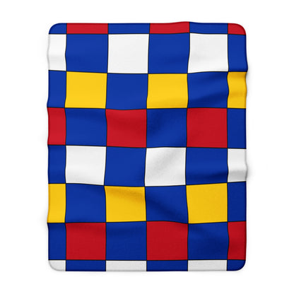 Philippines Retro Check Blanket Throw