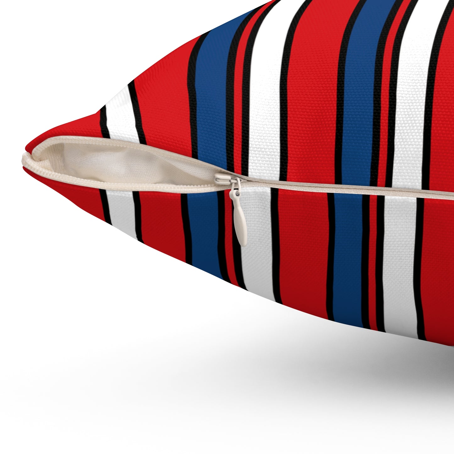 Czechia Retro Stripes Cushion Pillow
