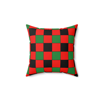Malawi Retro Check Cushion Pillow
