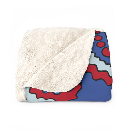 Guam Retro Paisley Blanket Throw
