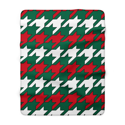 Mexico Retro Houndstooth Blanket Throw