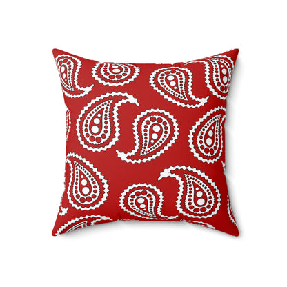 Isle Of Man Retro Paisley Cushion Pillow