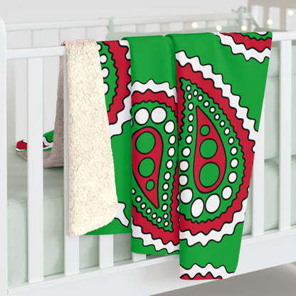 Wales Retro Paisley Blanket Throw