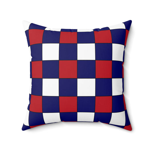 American Samoa Retro Check Cushion Pillow