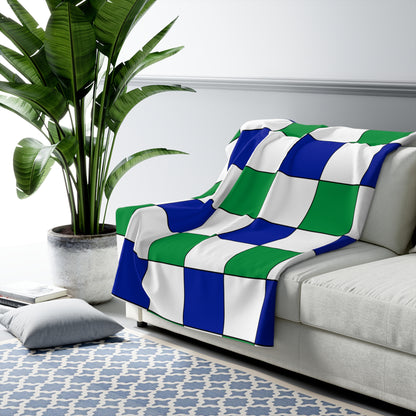Lesotho Retro Check Blanket Throw