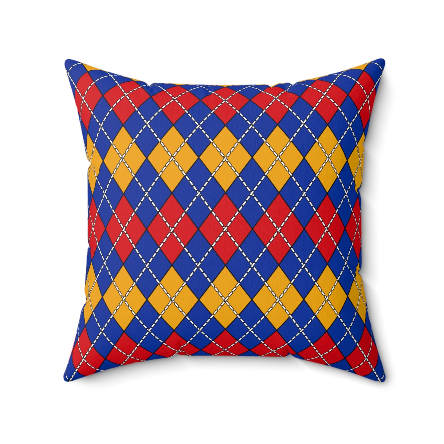 Armenia Retro Argyle Cushion Pillow