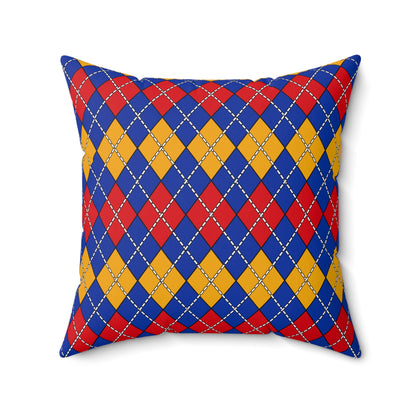 Armenia Retro Argyle Cushion Pillow