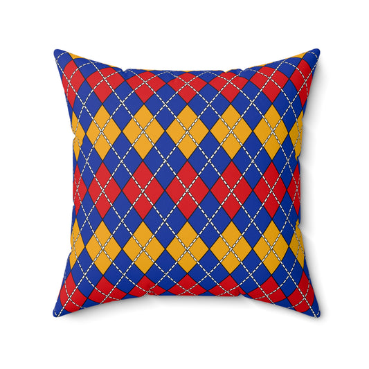 Armenia Retro Argyle Cushion Pillow