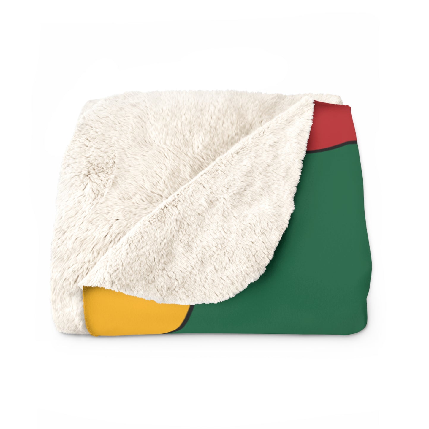 Lithuania Retro Polka Dots Blanket Throw