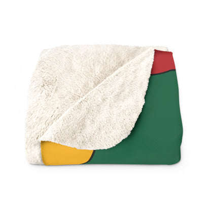 Lithuania Retro Polka Dots Blanket Throw