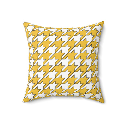 United States Virgin Islands Retro Houndstooth Cushion Pillow